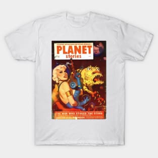Sci-Fi cover Planet Stories (v3) T-Shirt